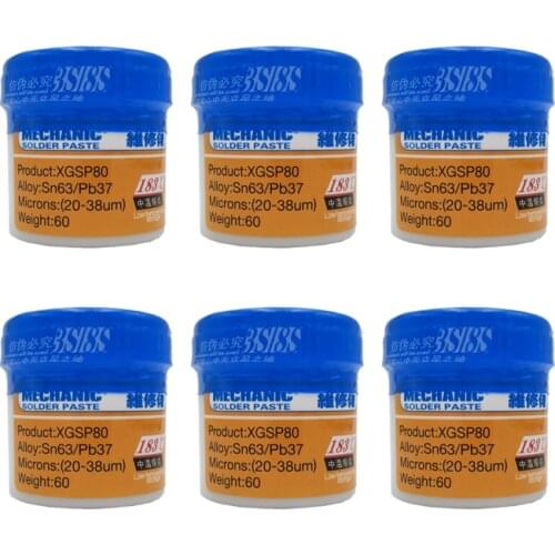 MECHANIC XG-80 XGSP80 Solder Tin Paste 183C Melting Point Welding Flux Soldering Cream Sn63/Pb37 Repair BGA CPU LED Rework Tools