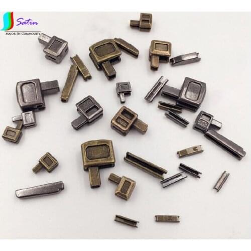 Gun Black/bronze/silvery One Way Open-end Metal Zipper Repair Material,Zipper Accessory Retainer Box,Zipper Insert Pin S0010L
