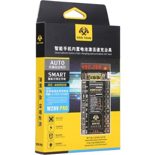 W209 Pro 2 IN 1 Battery Activation board for iPhone 4- 11 Pro 12 mini 12 pro max Samsung Xiaomi Circuit Board Charging Tester