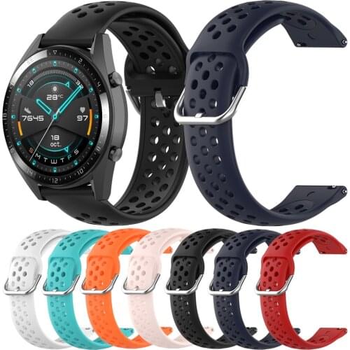 22mm Soft Band For Xiaomi Huami Amazfit GTR 47mm Smart Watch Wrist Strap Loop For Huami Amazfit Pace Strato 2 3 Bracelet Correa
