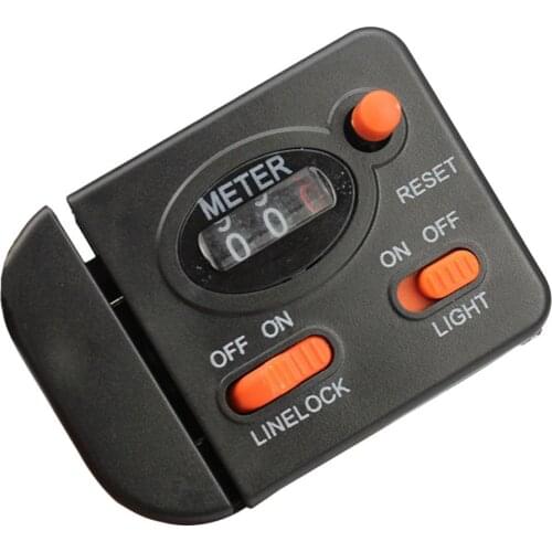 Fishing Line Length Counter Fishing Line Counter Full-featured Equipped With Light Professional Fishing Tackle Tool 1