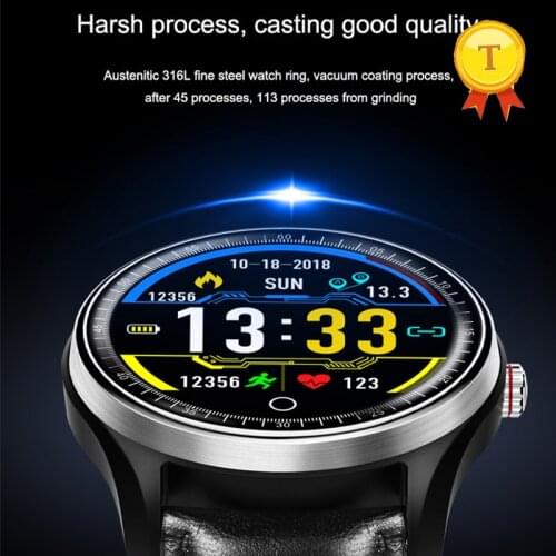 Touch screen ecg Smart Watch Bracelet Smartwatch Man woman Heart Rate blood pressure Measurement Sport Wristband Fitness Tracker