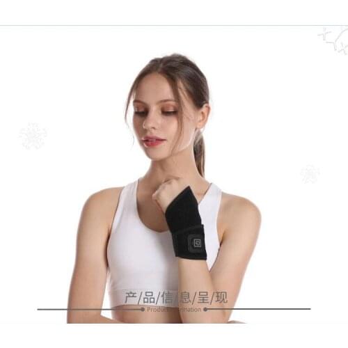 1Pc Smart Electric Heating Wrist Wrap 3 Temperature Levels For Sports Sprains Heated Winter Keep Warm Hand Joint Protector