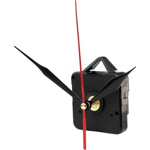 Diy Clocks Parts Quartz Clock Movement Mechanism Repair Parts Black + Hands Replacement Parts Kit Set #50g