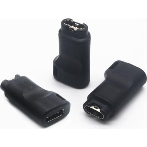 Typec USB C To 4pin Charging Adapter For Garmin Fenix 5S/5X/6 Forerunners 45/45S/245/245M/935 Smart Watch TypeC Charge Converter