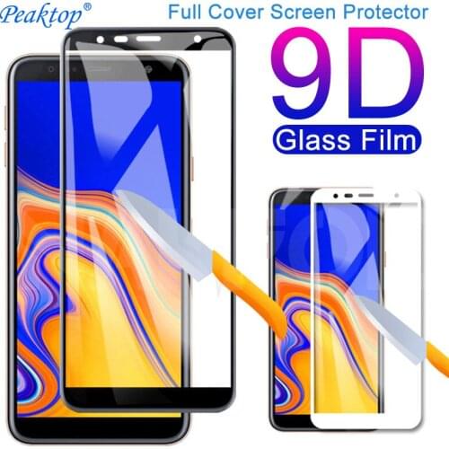 9D Full Cover Tempered Glass on For Samsung Galaxy J3 J5 J7 2016 2017 Screen Protector J2 J4 J6 J8 2018 Safety Protective Film