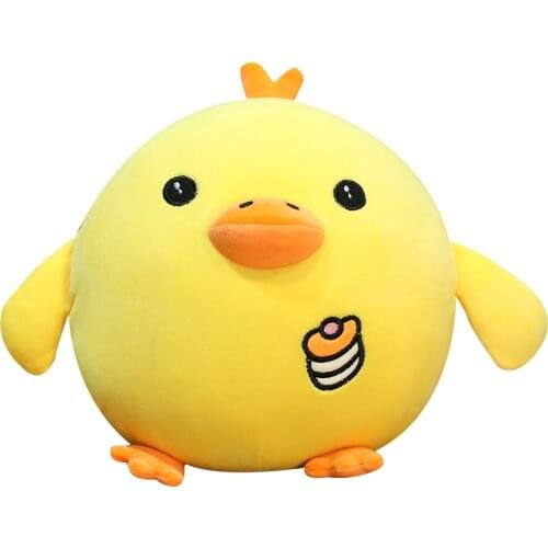 1pcs new Kawaii Yellow fat Chicken Plush Toys Figurine Big Fat Chick Stuffed Toys Baby Toy Birthday Gift Cute Pillow Plush Toy