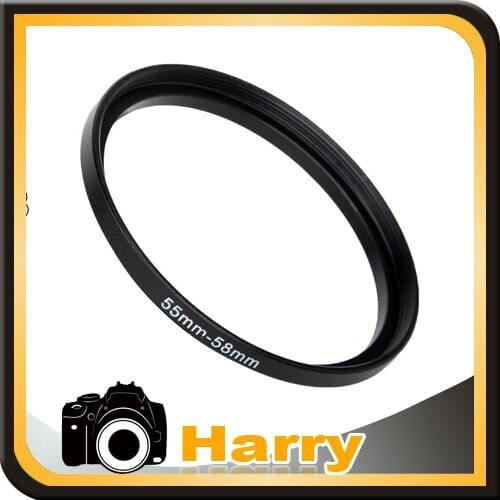 10pcs 55-58mm 55 to 58mm Metal Step Up Rings Lens Adapter Filter camera