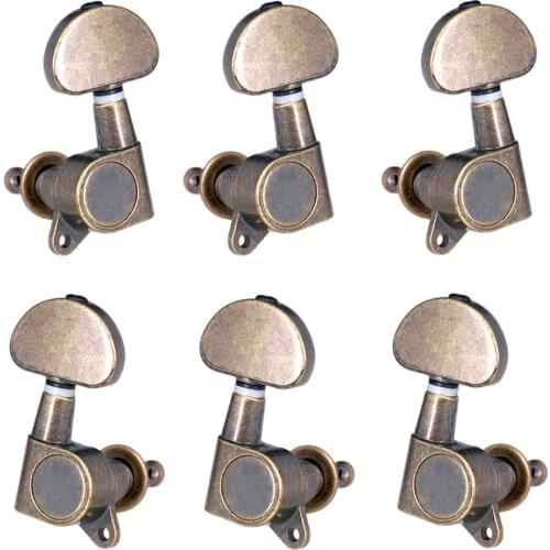 6pcs 3R 3L Electric Guitar String Pegs, Machine Heads Guitar String Tuner - Classic Guitar Parts