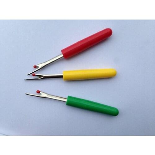 800pcs/lot Fast Shipping Plastic Handle Craft Thread Cutter Seam Ripper Stitch Unpicker Sewing Tool