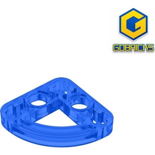 Gobricks GDS-990 Technical, Liftarm, Modified L-Shape Quarter Ellipse Thin 3 x 3 compatible 32249 pieces of childrens toys