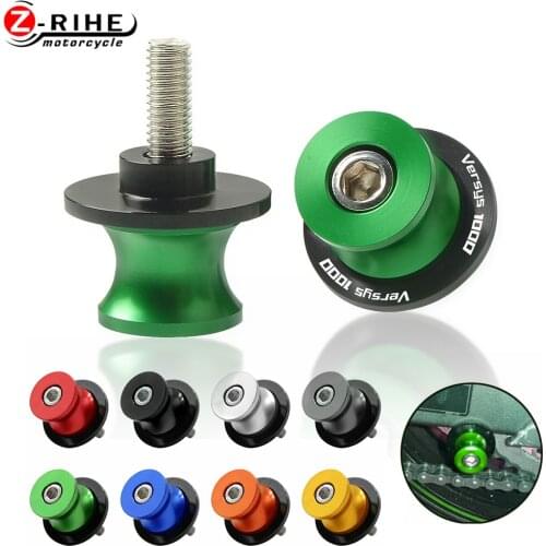 FOR 6mm 8MM 10MM Motorcycle Accessories Swingarm Sliders Spools Screw logo For KAWASAKI Versys1000 Versys 1000 LT 2018 2019 2020