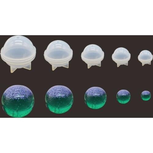 Nonstick Mousse Cake Baking Mold Handmade Round Ball Mold Art Spherical Mould 3D Jewelry Making Magic Bubble