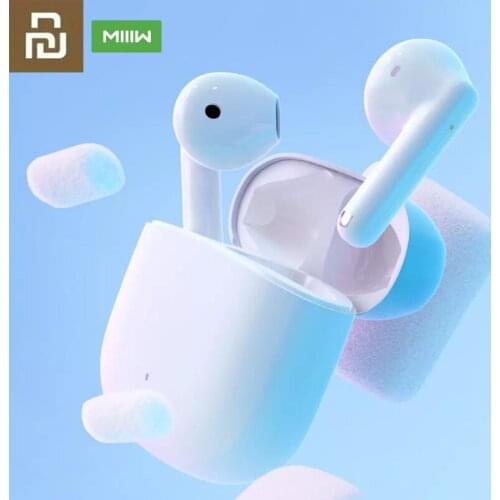 Youpin MiiiW Marshmallow Bluetooth Earphones White Ultra-small Body Comfortable In-ear13mm Large Dynamic Coil