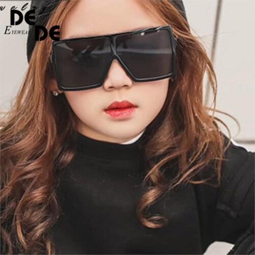 Oversize Square Kids Sunglasses Girls Baby Boys Festival Punk Sunglasses UV400 Glasses Children Oculos De Sol Masculino
