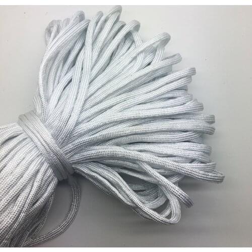 10yds/Lot White Paracord Bracelets Rope 7 Strand Parachute Cord CAMPING HiKING #SZ54