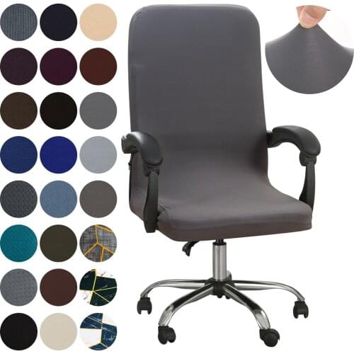 M/L Game Chair Cover Rotating Stretch Office Computer Desk Seat Home Waterproof Elastic Chair Covers Removable Slipcovers