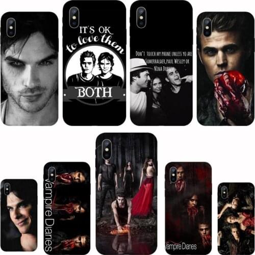 Vampire Diaries Phone Case For iphone 12 5 5s 5c se 6 6s 7 8 plus x xs xr 11 pro max