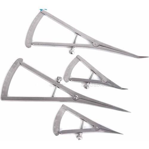 Dental implant measuring ruler Dental stainless measuring tool Oral planting measuring ruler