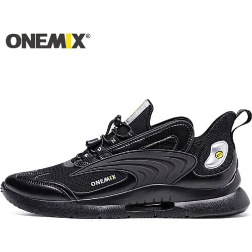 ONEMIX Running Shoes Sneakers For Men 2021 Original Outdoor Breathable Reflective Tennis Shoes Women Trainers Retro Dady Shoes