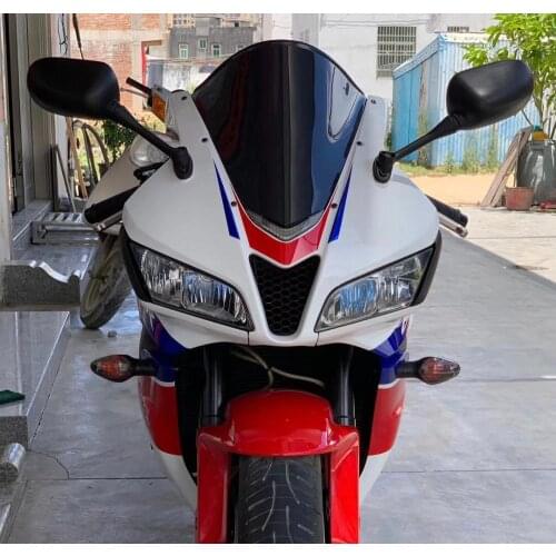 For Honda CBR 600 F5 07 2007 2008 2009 2010 2011 2012 Motorcycle WindScreen Double Bubble CBR 600 RR F5 07 Black