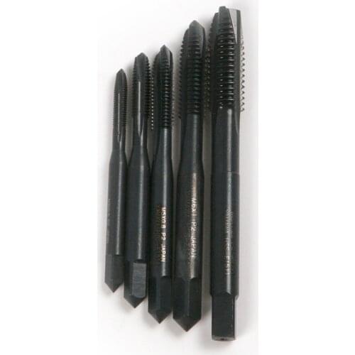 M3-M8 HSS Nitride Coated Right Hand Straight Flute Plug Screw Tap Threaded