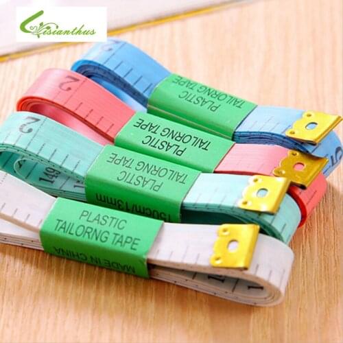 Body Measuring Ruler Sewing Tailor Tape Measure Soft Flat 60 Inch 1.5M Sewing Ruler Meter Sewing Measuring Tape Hot New