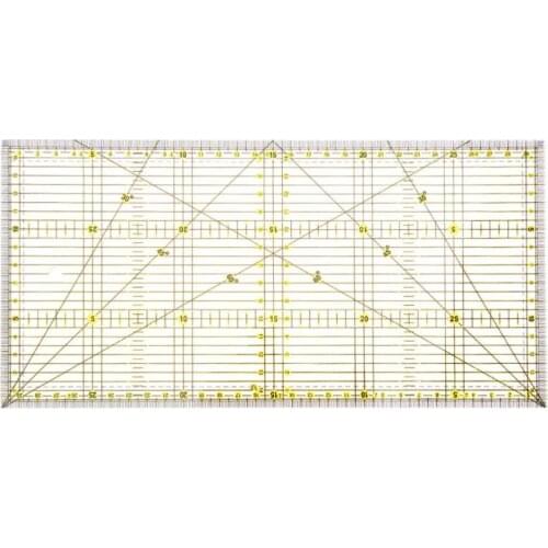 Multi-purpose Patchwork Cloth Quilt Ruler DIY Garment Design Cutting Ruler