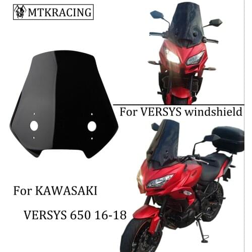 MTKRACING FOR KAWASAKI VERSYS 650 VERSYS650 Motorcycle Front Screen windshield Fairing windshield 2015-2016