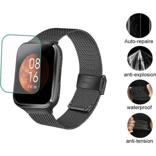 5pcs Soft TPU Clear Protective Film Smartwatch Guard For 70mai Saphir Smart Watch Full Display Screen Protector Cover Protection