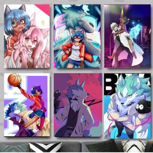 2020 new Anime BNA Brand New Animal Kagemori Michiru Hiwatashi Nazuna Poster Cartoon Poster Home Decor