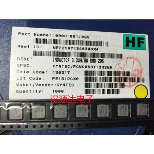 Original new 100% import PCMC063T-3R3MN 2525-3.3UH 13.5A integrated large current inductor