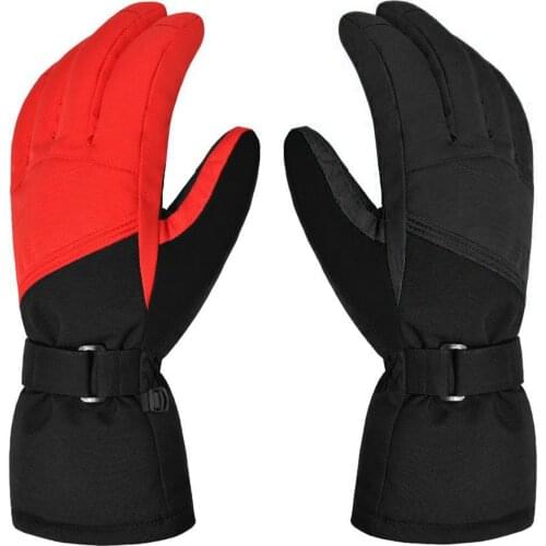 1 Pair Ski Touch Screen Warm Snowboard Gloves Waterproof Thermal Snow Mittens Outdoor Hiking Motorcycle Sport Full Finger Gloves