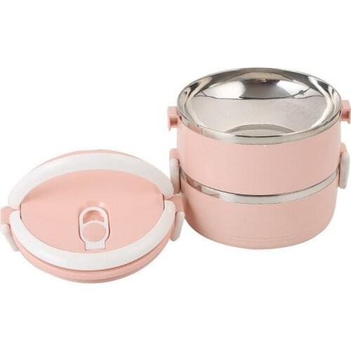 Norbi Portable Lunch Box Multi-layer Stainless Large Capacity Food Warmer Container Dinnerware Bento Box For Kid Office School