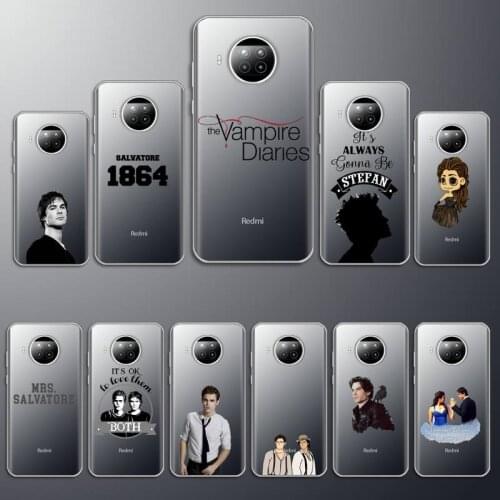 The Vampire Diaries TV series Phone Case Transparent for Xiaomi Redmi note 10 t 8 9 pro lite 11