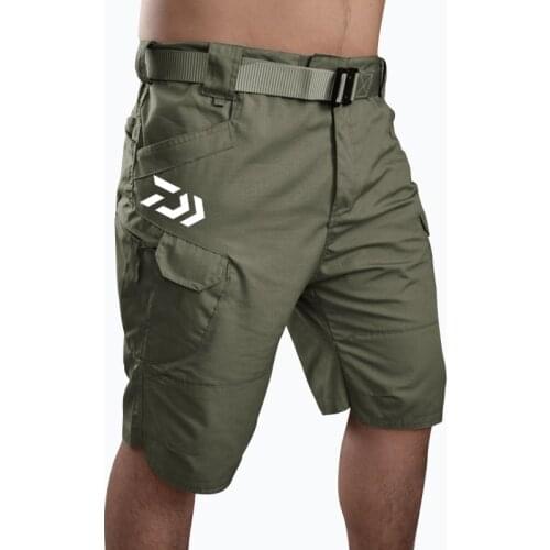 DAIWA Anti-Sweat Fishing Tackle Short Pants Men Waterproof Breathable Outdoor Sports Hiking Hunting Trousers