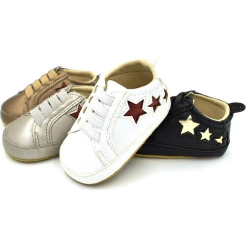 New Star PU leather Baby shoes sport sneakers Newborn girls and boys soft sole moccasins First Walkers shoes for 0-18M