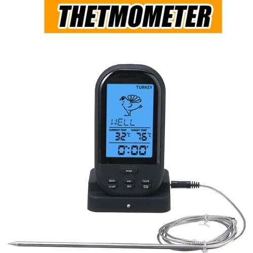 High Quality Meat Thermometers LCD Digital Meat Water Milk Cake Cooking Food Probe Grill thermometer Practical