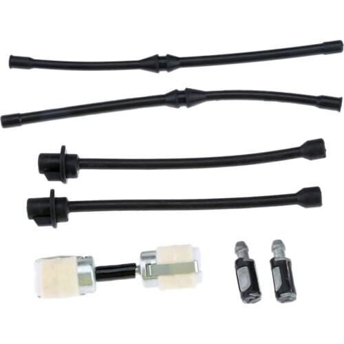 8Pcs(4 Sets ) Chain Saw Fuel Pipe +Oil Pipe +Fuel Oil Filter Kit fit For 52cc 58cc Chainsaw Spare Parts Hose Set 4500/5200/5800