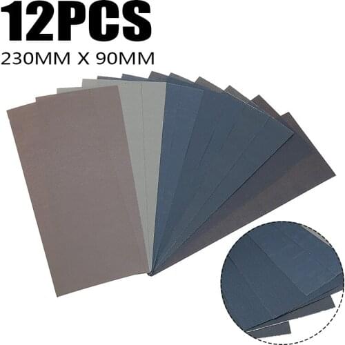 Wet Dry Sandpaper Abrasive Paper Sheets 400-5000 Grit Polishing Sand Paper for Wood Furniture Finishing Tool Grinding Polishing
