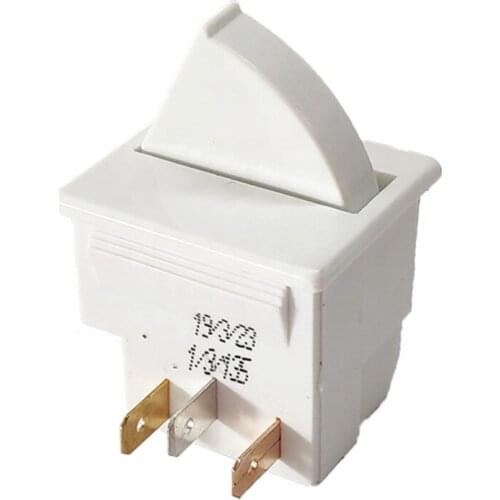 Refrigerator Door Lamp Light Switch White Replacement Fridge Part Kitchen AC 5A 250V