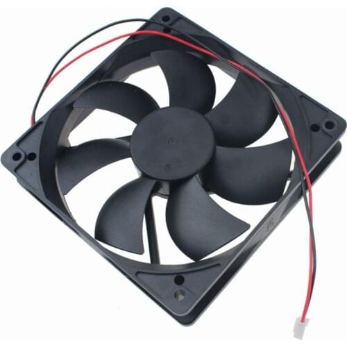 10PCS Gdstime 2Pin 12V 120x120x25mm 12cm Hydraulic Bearing 3000RPM DC Brushless Industrial Cooler Cooling Fan 120mm x 25mm
