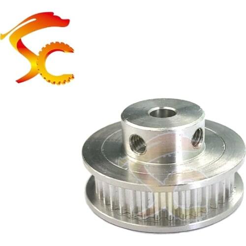 2PCS 3D Printers Parts printer pulley T2.5 36 teeth bore 5mm T2.6-36teeth timing pulley fit for T2.5 belt width 6mm