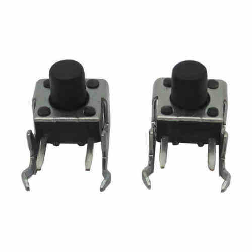20Pcs 6x6x7mm Right Angle 2 Pin Momentary Tactile Tact Push Button Switch diy electronics