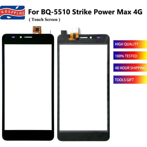 5.5" New For BQ Mobile BQ-5510 BQ5510 BQ 5510 Strike Power Max 4G Touch Screen Glass Digitizer Panel Mobile Phone Sensor Parts
