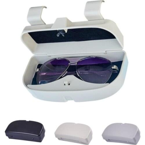 Auto Car Eyeglasses Clip Ticket Card Clamp ABS Car Glasses Cases Car Sun Visor Sunglasses Holder Accessories