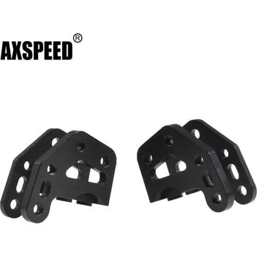 AXSPEED Black CNC Aluminum Lower Link Shock Mount for Axial Wraith 90018 1/10 RC Crawler Car Upgrade Parts
