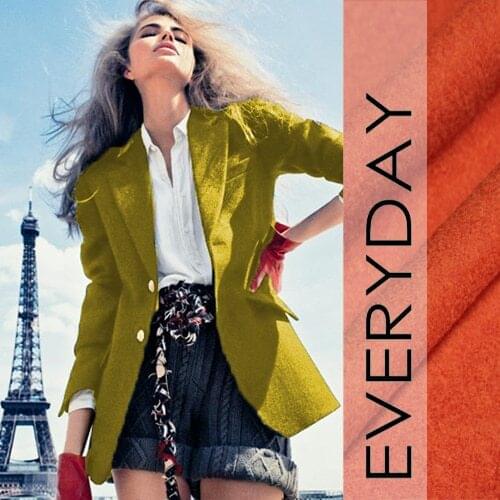 Free shipping! Color circle thick wool knitted fabrics wholesale high quality wool cloth