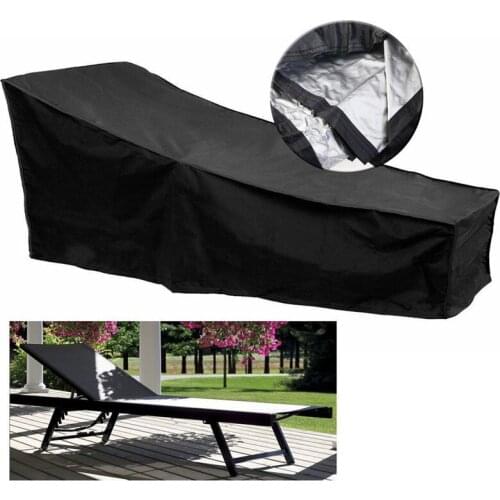 Chaise Lounge Cover Waterproof Lounge Chair Recliner Protective Cover Housse Protection For Outdoor Courtyard Garden Patio