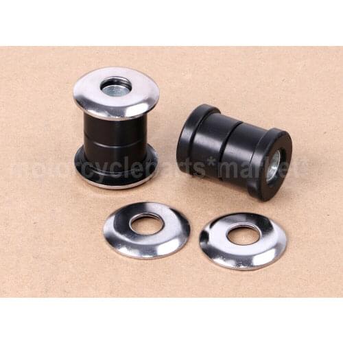 Black Motorcycle Handlebar Riser Bushings Handle Bar Riser Bushing Kits for Harley Big Twins 1973-2018 Sportsters 1973-2003